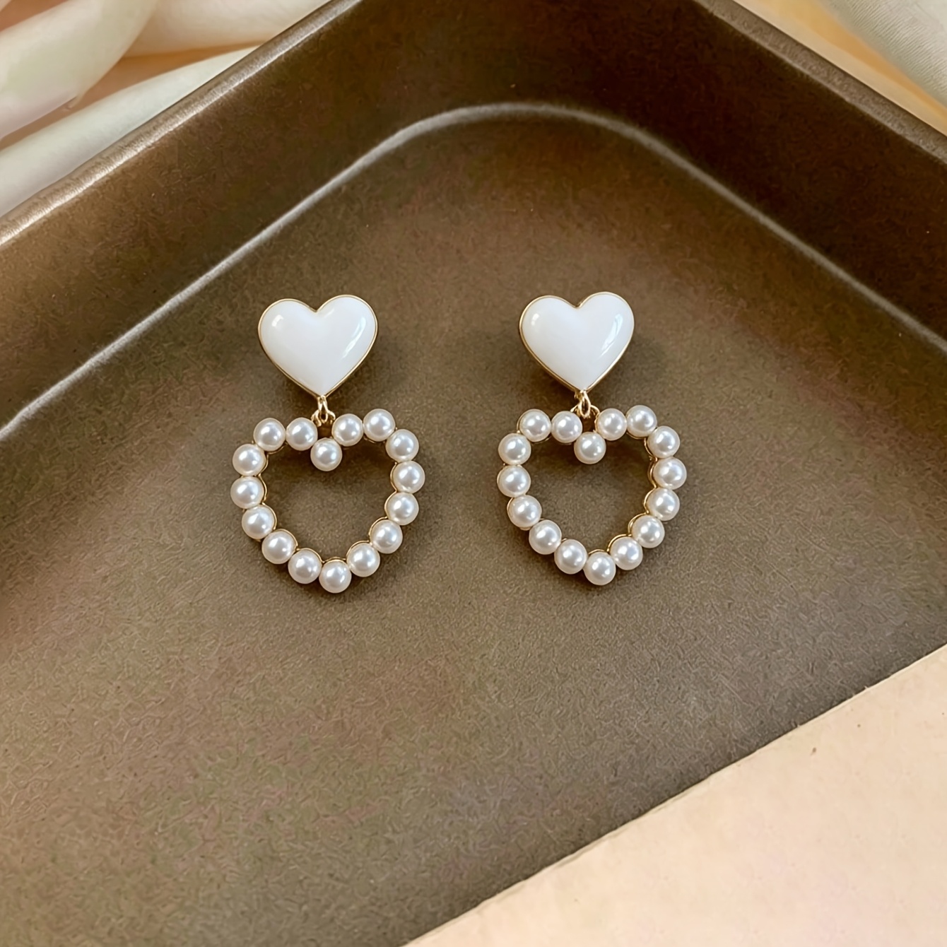 5 Pairs Elegant Irregular Oval Geometric Drop Earrings Set