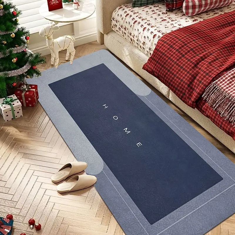 1pc super absorbent diatomaceous earth bathroom mats - quick-drying, non-slip floor mats, mats, ideal for bathroom, carpets, and bathroom door mats, water absorption Product details 3