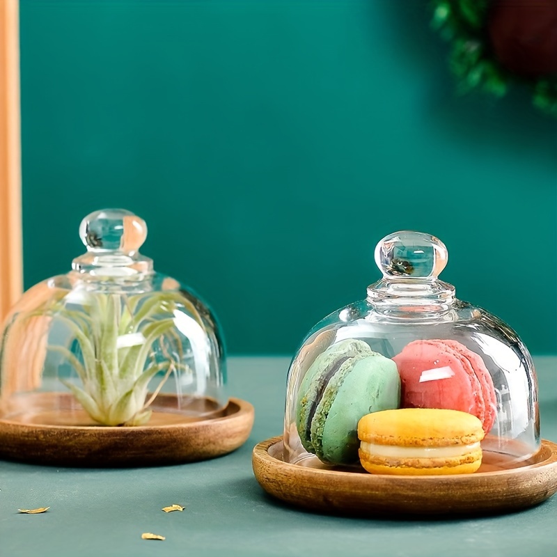 

Elegant Wooden Butter Dish With Clear Lid - Perfect For Cheese, Snacks & Desserts | Ideal For Home, Restaurants, Weddings