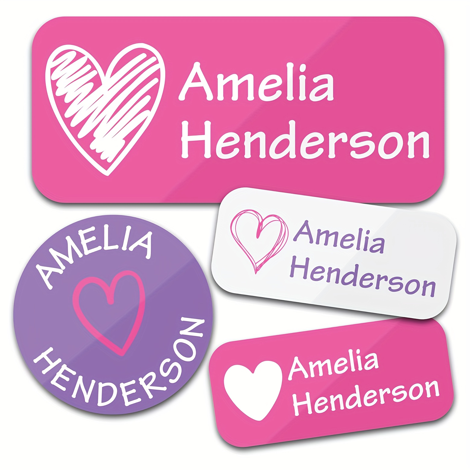 140 labels personalized name labels custom name stickers for clothing tags water bottles lunch boxes and school supplies