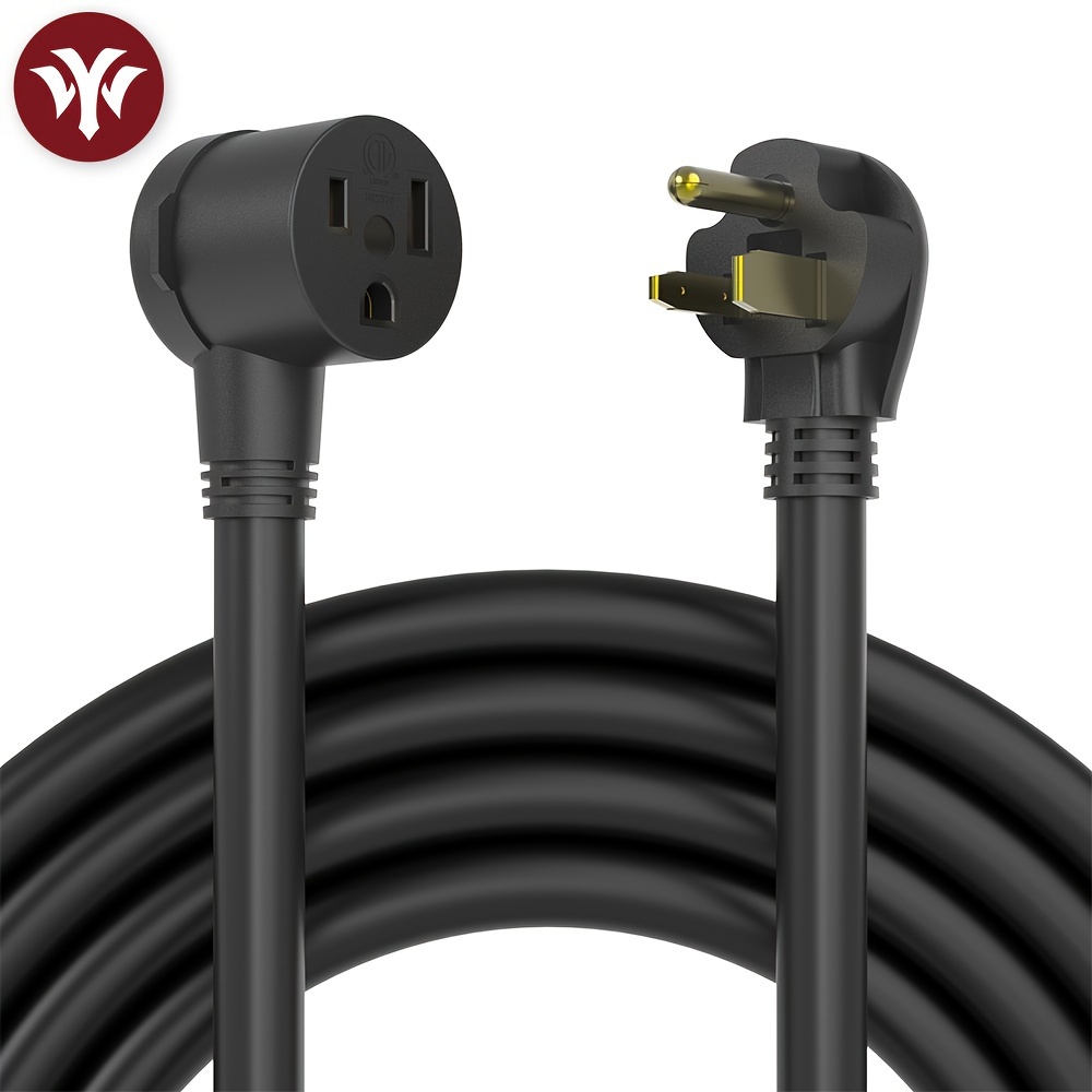 

Yeswelder 20ft Heavy-duty Welder Extension Cord, 8 Awg, 250 Volt, Black, 6-50p To 6-50r, Power Extension For Welding Machines, American Plug ()