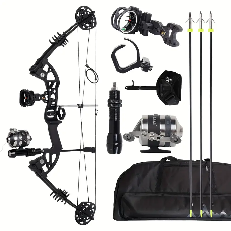 compound bow fishing accessories Universal Accessory Kit Built for the demands of long days on the water with the versatility to accommodate shooters of all sizes and strength the new Muzzy Bowfishing V2 compound bowfishing bow comes as close to one size fits all as a bow can Bow Fishing Reel Kit with