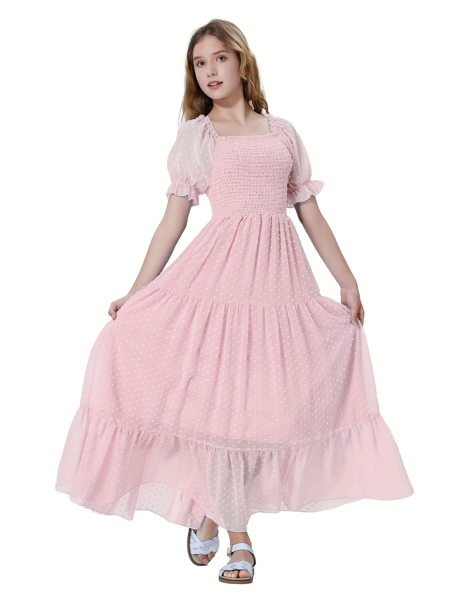open lace back dress SHEIN VCAY Women's Solid Color Simple Sleeveless Summer Dress For Dail |  Dress
