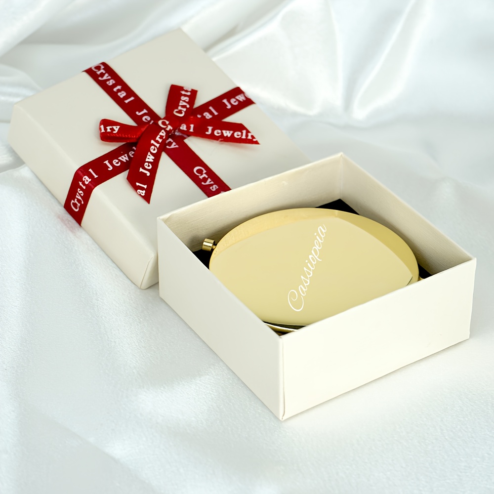 TEMU Gravé Personnalisé - Acier Inoxydable, Pliable, de Poche, Boîte Cadeau, Personnalisation d'Entreprise et Cadeaux pour Employés, Cadeau