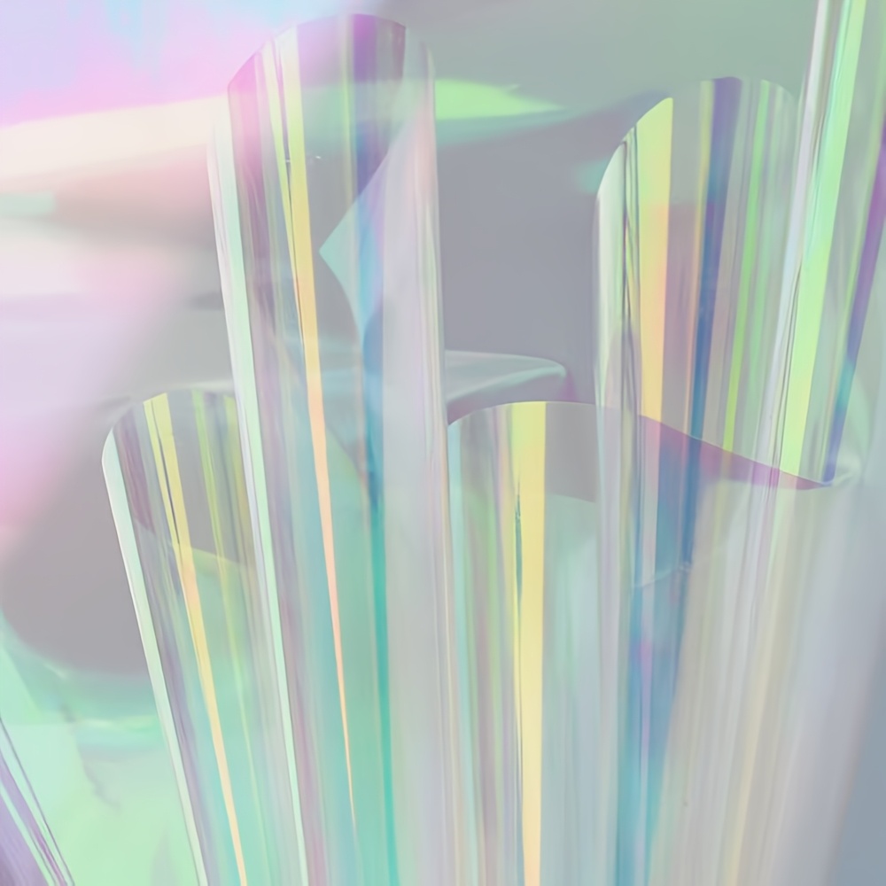 TEMU Iridescent Film Fresh Flower Wrapping Paper Transparent Gift Packaging Decorative Paper Bouquet Wrapping Paper Suitable For Flower Shops And