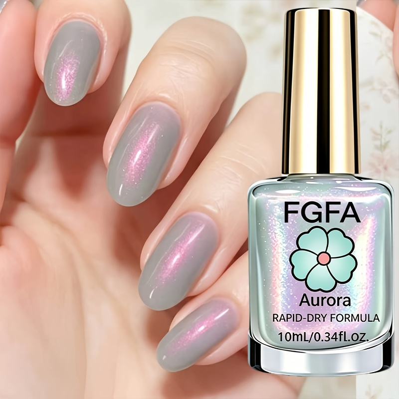 Fgfa Jade Nail Polish Suitable For - Quick-dry Formula, Long- With Polarized Glossy Finish, For /no Compatible Polish, Daily Manicure & Pedicure Care For Use