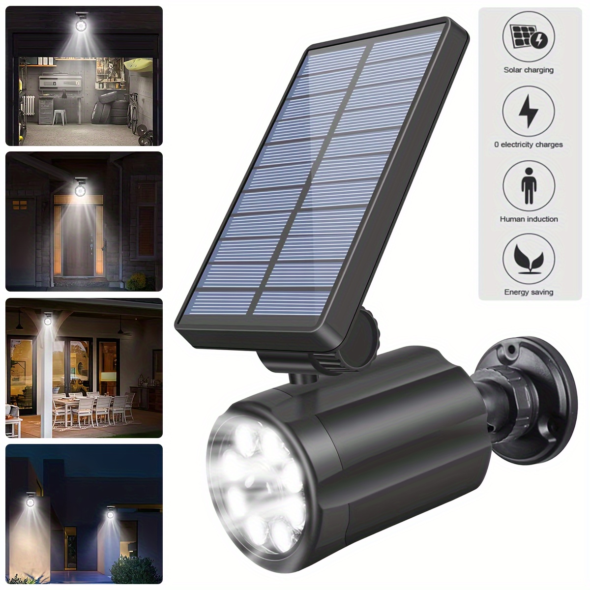 

2 Set Solar Outdoor Light, Dummy Security Camera Light, Realistic Simulation Camera, Outdoor Wall Lamp, Anti-theft Light, For Pathway Lighting