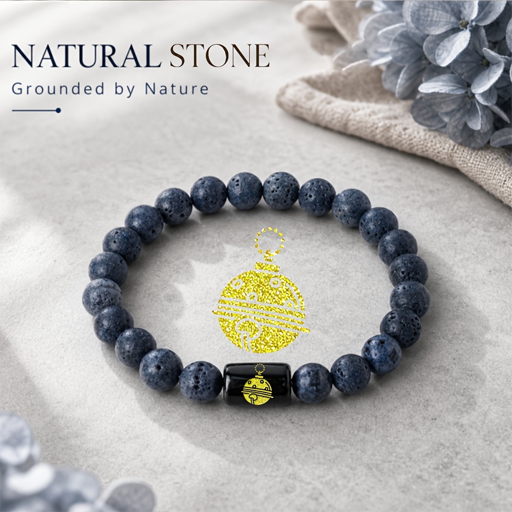 Women's Natural Stone Beaded Bracelet, Minimalist Design