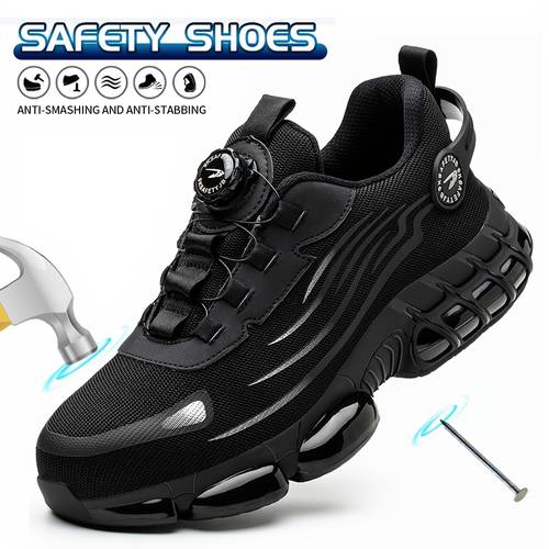 new safety shoes and boots anti smashing anti puncture anti slip comfortable breathable wear resistant and durable