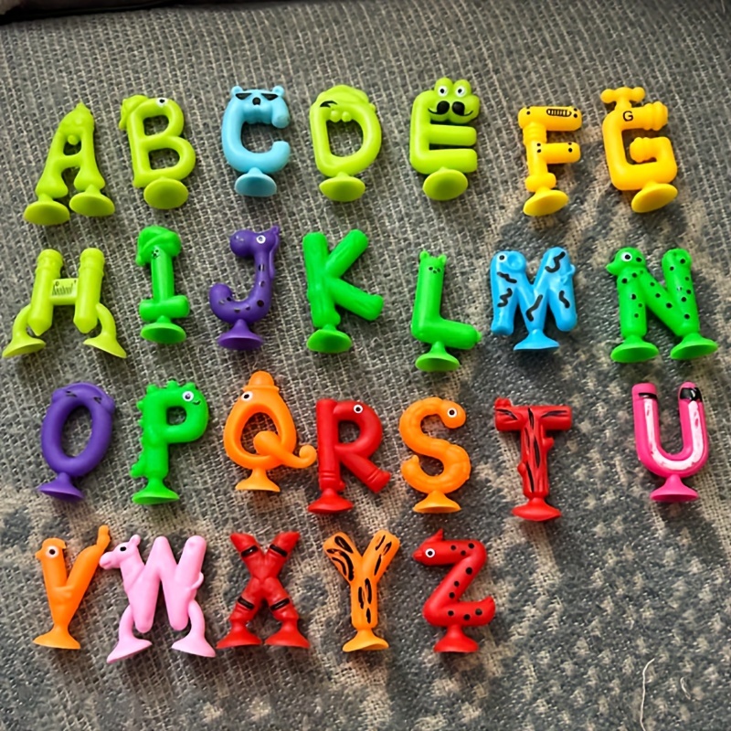 Alphabet Letters with Suction Cups