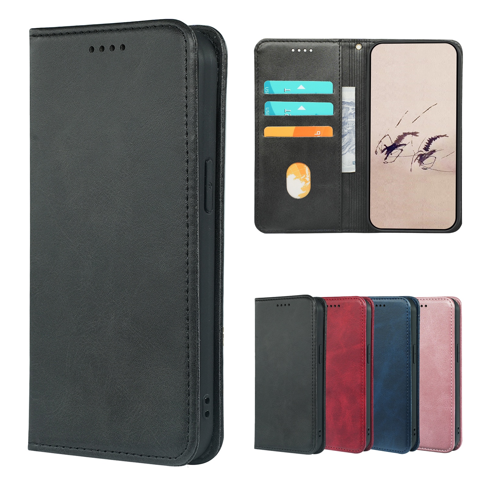 TEMU Phone Case: Flip Phone Case Compatible With Iphone 16/16e/16 Pro/16 Plus/16 Pro , Perfectly Fits The Phone, Convenient For Storing Cash And