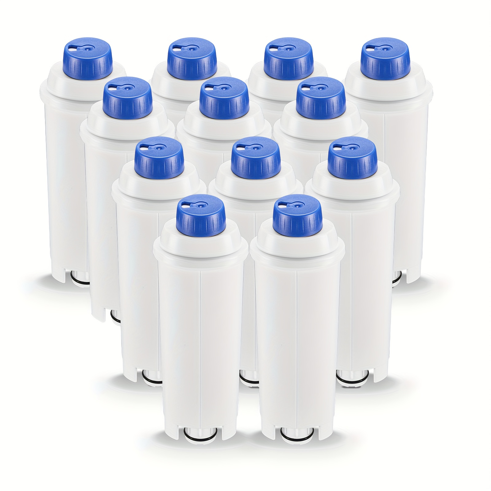 Image of 6pcs Water Filters For Coffee Machines Compatible With , Ecam, Esam, , Bco, Ec Series, As A Replacement For Dlsc002, Ser3017 & 5513292811