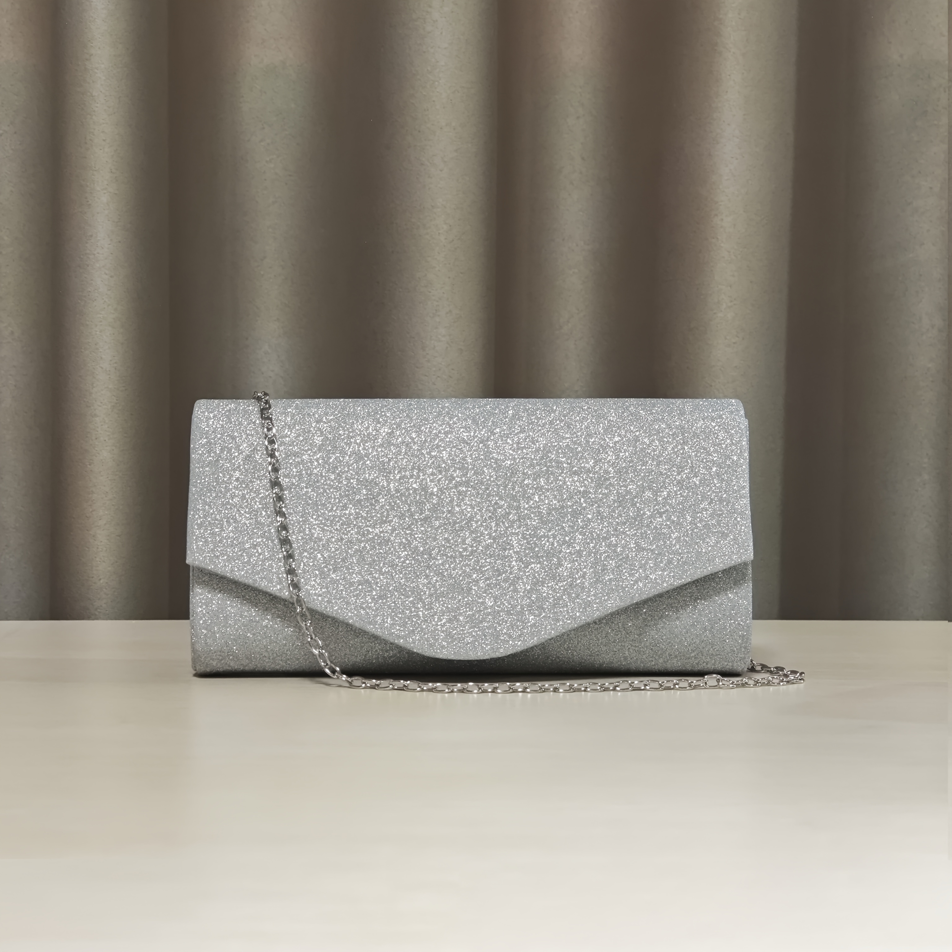 TEMU 1pc Women's Evening Clutch Bag, Simple, Luxurious, And , Ramadan Wedding Bag, Factory Direct Supplier For Cross-border E-commerce, European And