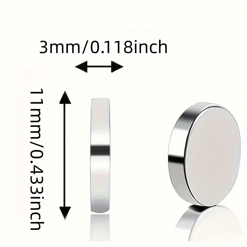 8 12 16pcs small magnets neodymium magnet rare earth magnets thin magnets 11mm 3mm round durable small magnets for fridge whiteboards photos stickers postcards tools home items