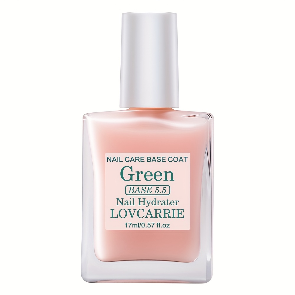 Image of Lovcarrie Natural Jelly Pink Strengthener, Natural Drying, Ultra-hard Protective Layer, Suitable For Nails, Nails, Preventing Nail Breakage To Make Nails Stronger