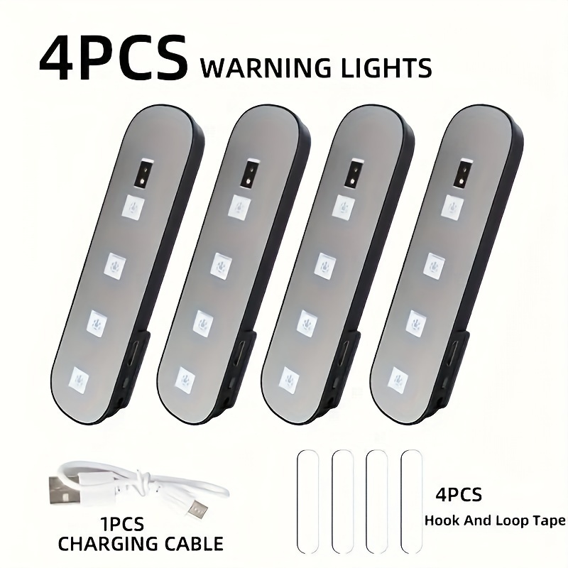 TEMU 4pcs Decorative Lights Suitable For Family , Bedside Tables, Door Lights, Led Lights