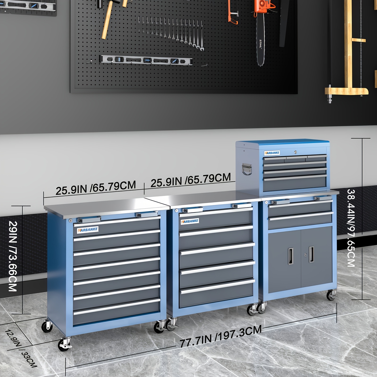 combination tool chest 5 drawer 7 drawer 8 drawer rolling - Temu