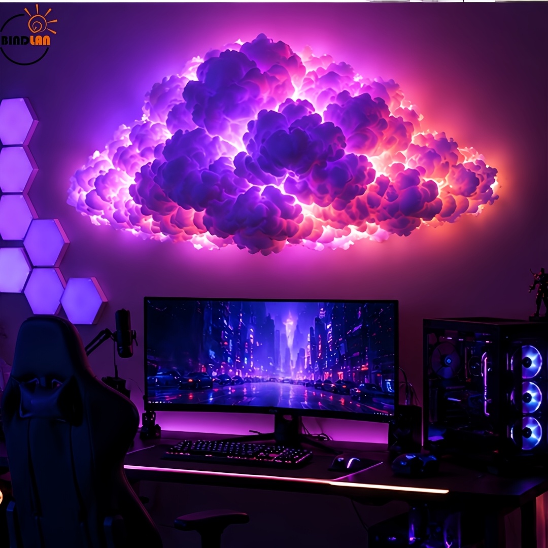 RGB Music Sync Smart LED Cloud Light, USB Powered