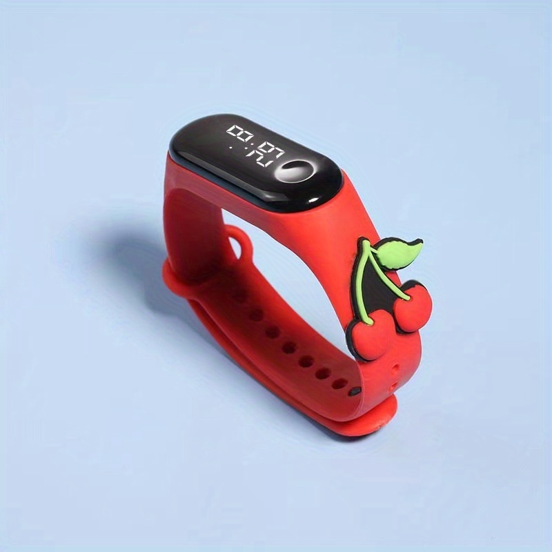 6pc Cute Fruit Series Digital Watch Set for Kids