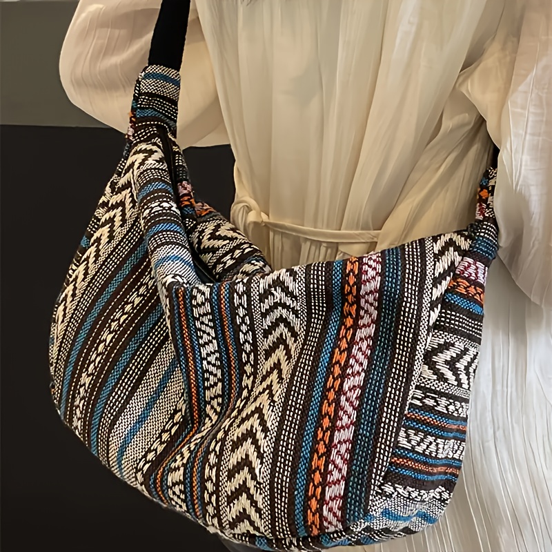 boho chic crossbody bag vintage inspired versatile shoulder Temu