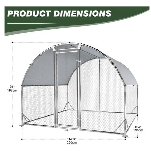 large metal chicken coop with in poultry cage chicken runs house pen cage dome roofed chicken coops with anti ultraviolet cover for outdoor dome roof flat roof roof without battery