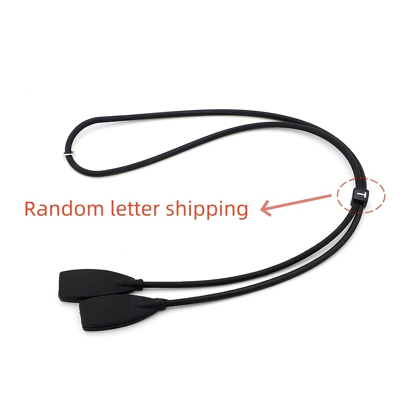 Image of Are Your Glasses Slipping Off? Flat-head Silicone Anti-slip Cord! Super Stretchy Lanyard, Secure Without , An Anti-drop Fixation Tool. Suitable For All Types Of Temple , In Colors
