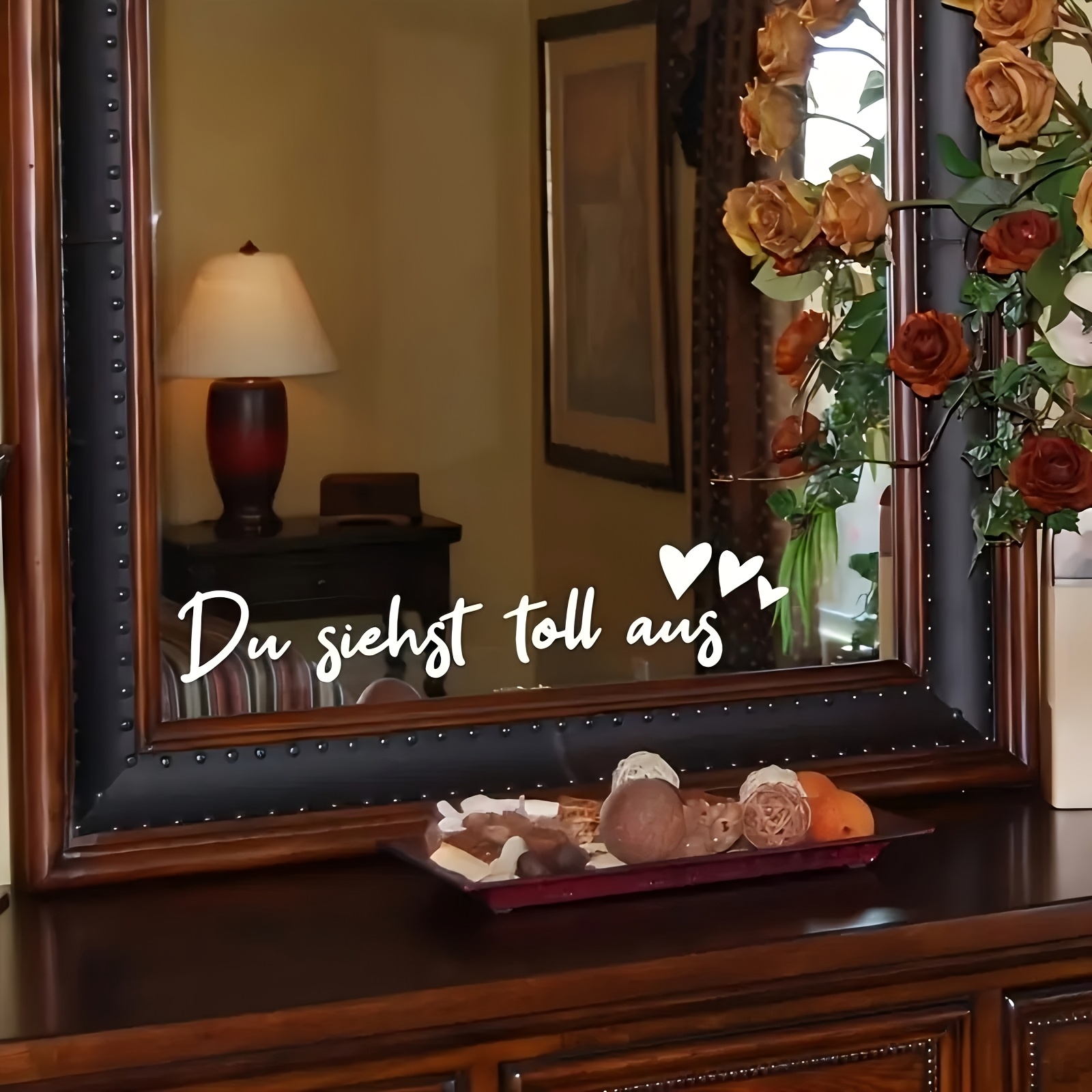 [home Relaxation] " Waterproof Sticker - Positive Affirmation Decorative For Bathroom, Makeup Mirror, Door, Window, Wall - Contemporary Letter Print Design, Self-adhesive Home Decor, Bathroom Decor
