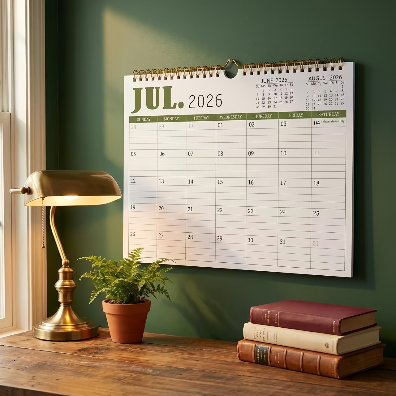 monthly calendar sold on Temu Canada