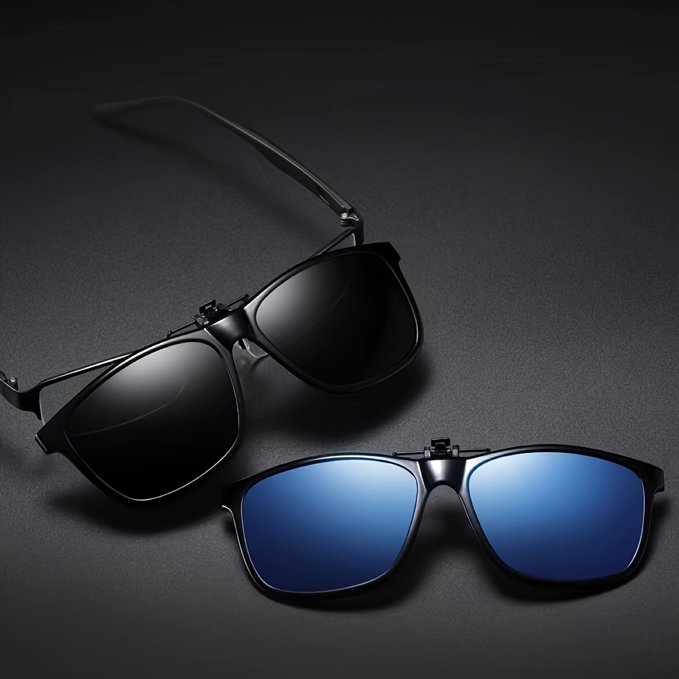 Polarized Clip Sunglasses Anti glare Driving Fishing Camping - Temu