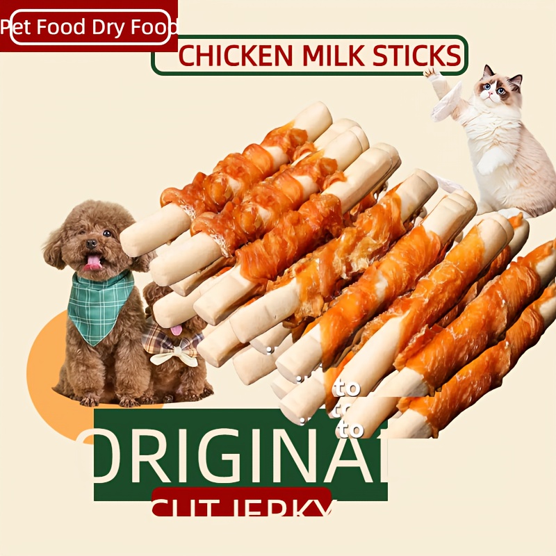 TEMU Chicken For Dogs, Chicken Dog Treats For Small Dogs, Medium Pets And Large Breeds, Dried Chicken Dog Treats, Healthy, High Protein, Easy To , Long-lasting, Perfect Training Reward Snack For Puppy