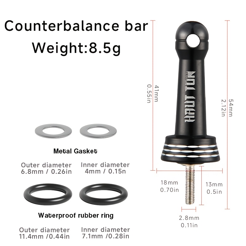 Image of Haut Ton Spinning Reel Stand Protect .protects Against Sand Entry, Prevents Rocks Or Dirt Areas From Scratching, Places Hooks With Bait, Adds Balance