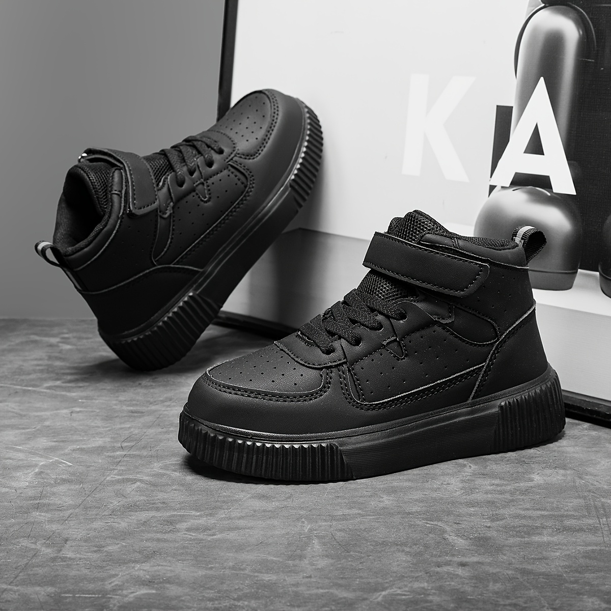 zapatillas caña niños cierre antideslizante Temu Ecuador