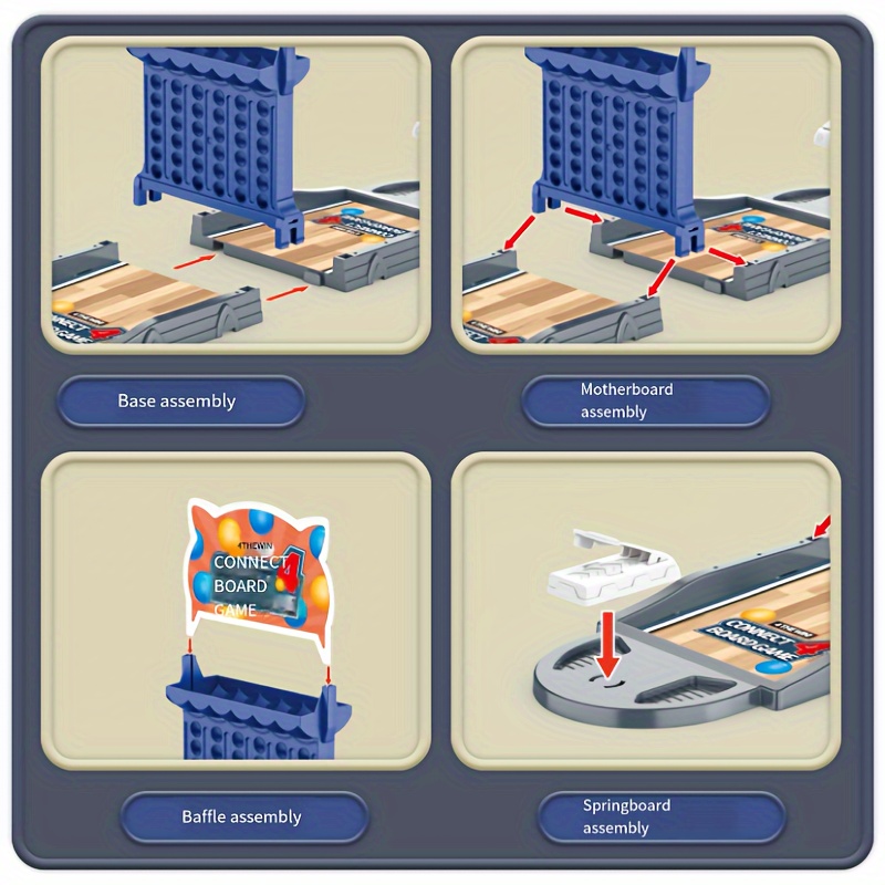 juego de mesa 1, juego familiar interactivo, juguete de plástico para niños, regalo de fiesta, regalo de navidad y acción de , juego de mesa educativo Detalles del producto 5