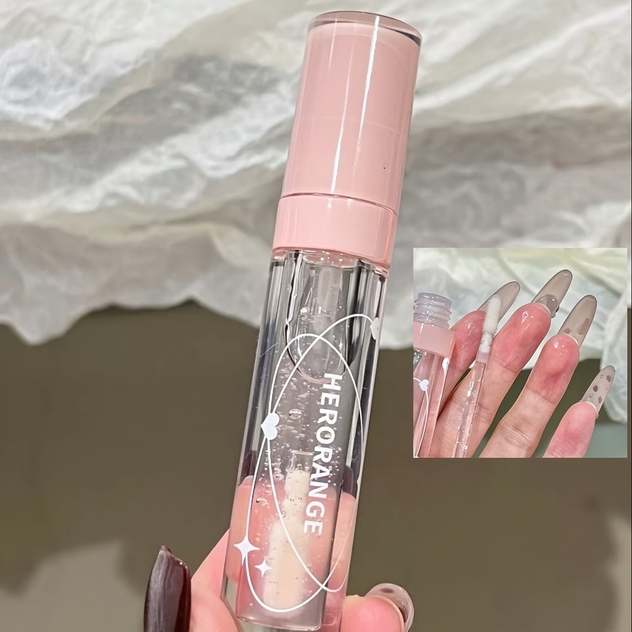 Herorange Moisturizing Jelly Lip Gloss, A Translucent And Lip That Lip Lines And Is Easy To Apply, Suitable For