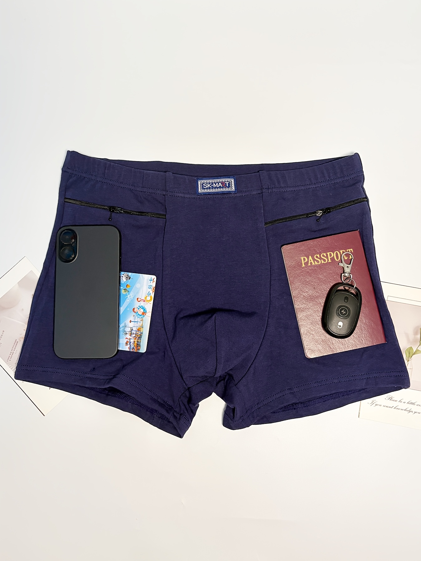 Bolsillo Men Secret Calzoncillos Calzoncillos Bóxer Antirrobo