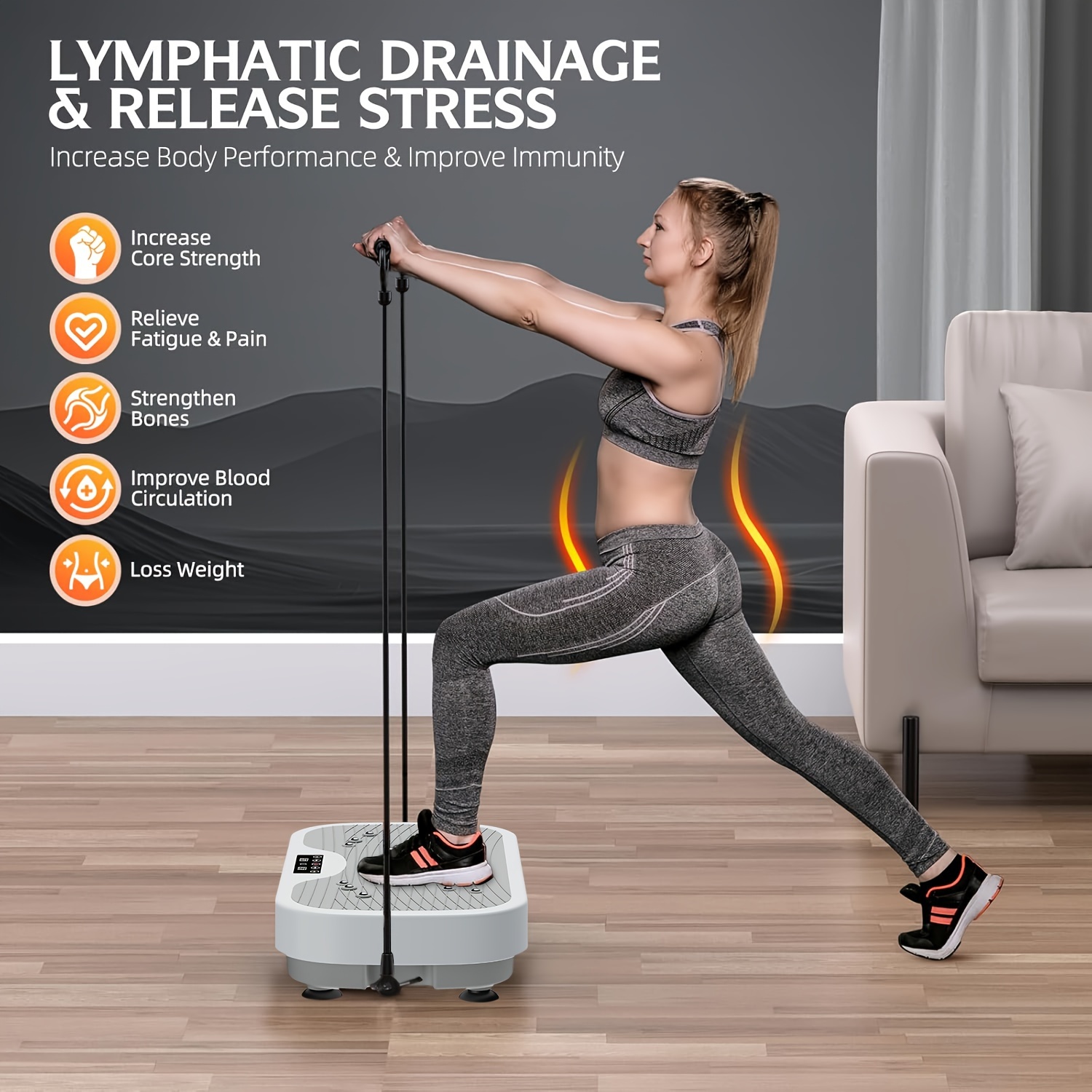 FIT Vibration Machine Vibration Fitness Massager Intelligent