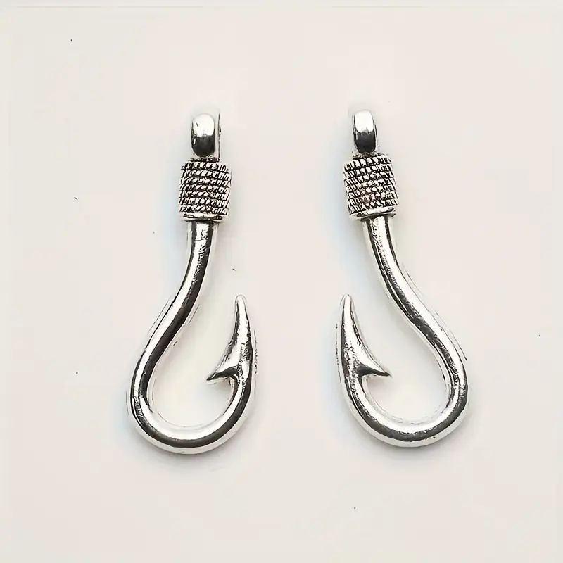 60 80 100pcs antique silvery fish hook pendants vintage - Temu Kuwait 60 80 100pcs antique silvery fish hook pendants vintage - Temu Kuwait
