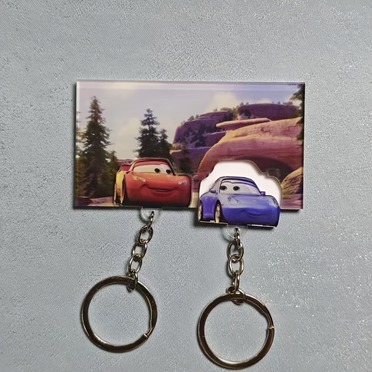 E-shop Eingangsschlüsselanhänger, Disney "Cars" Partner-Schlüsselanhänger, Damenmode-Schlüsselanhänger, Familien-Eingangsdekoration,
