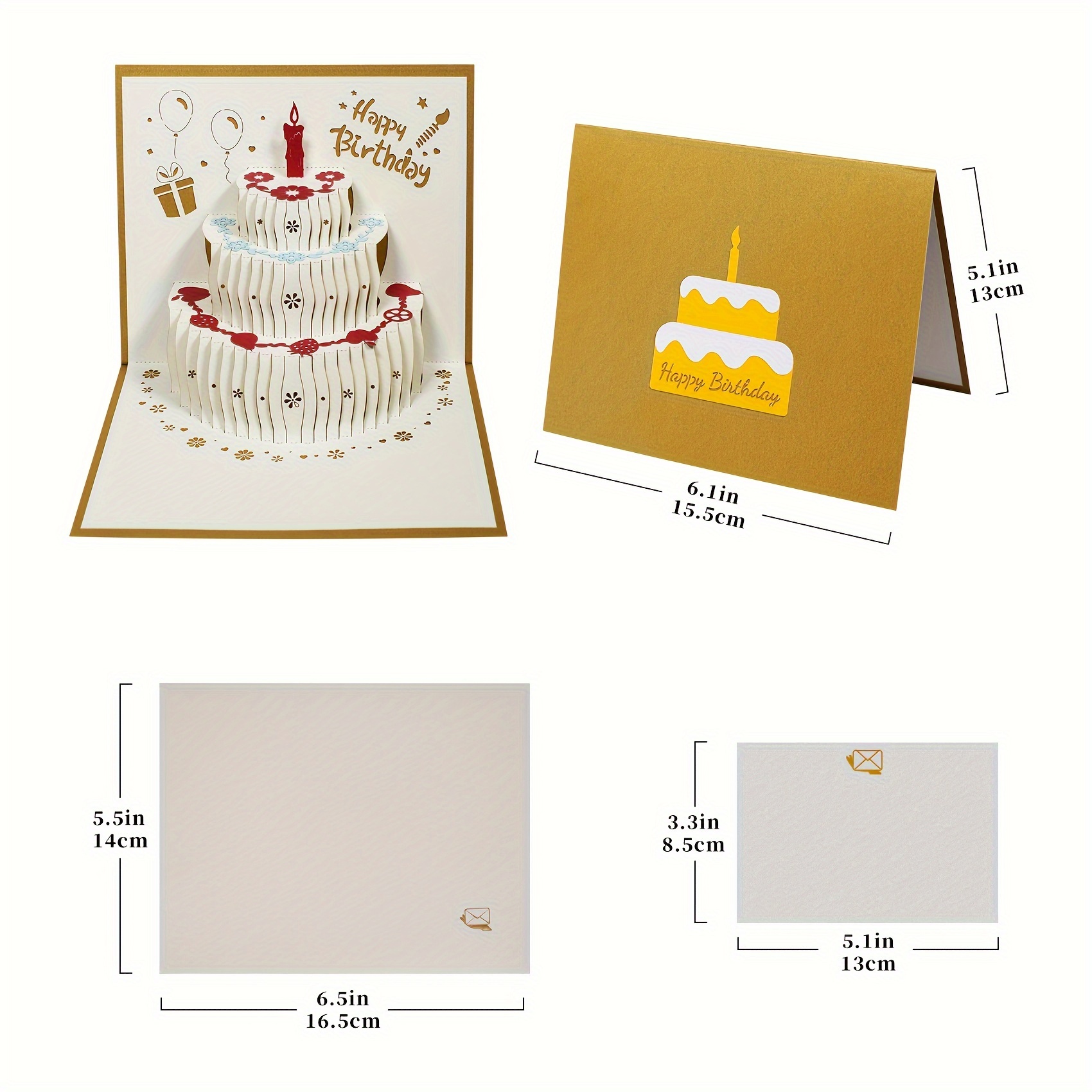 Image of Three-dimensional Birthday Pop-up Card In