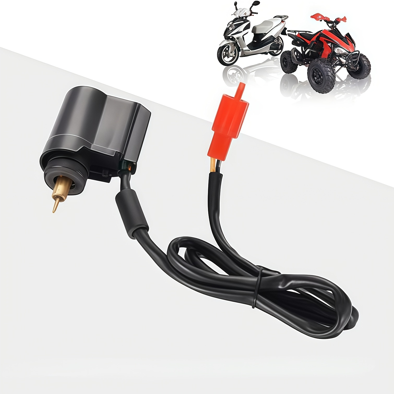 TEMU Gy6 50cc 125cc 150cc Carburetor Automatic Electric Choke For 139qmb 152qmi 157qmj Pd18j Pd24j 4-stroke Scooter Moped Atv Go-kart