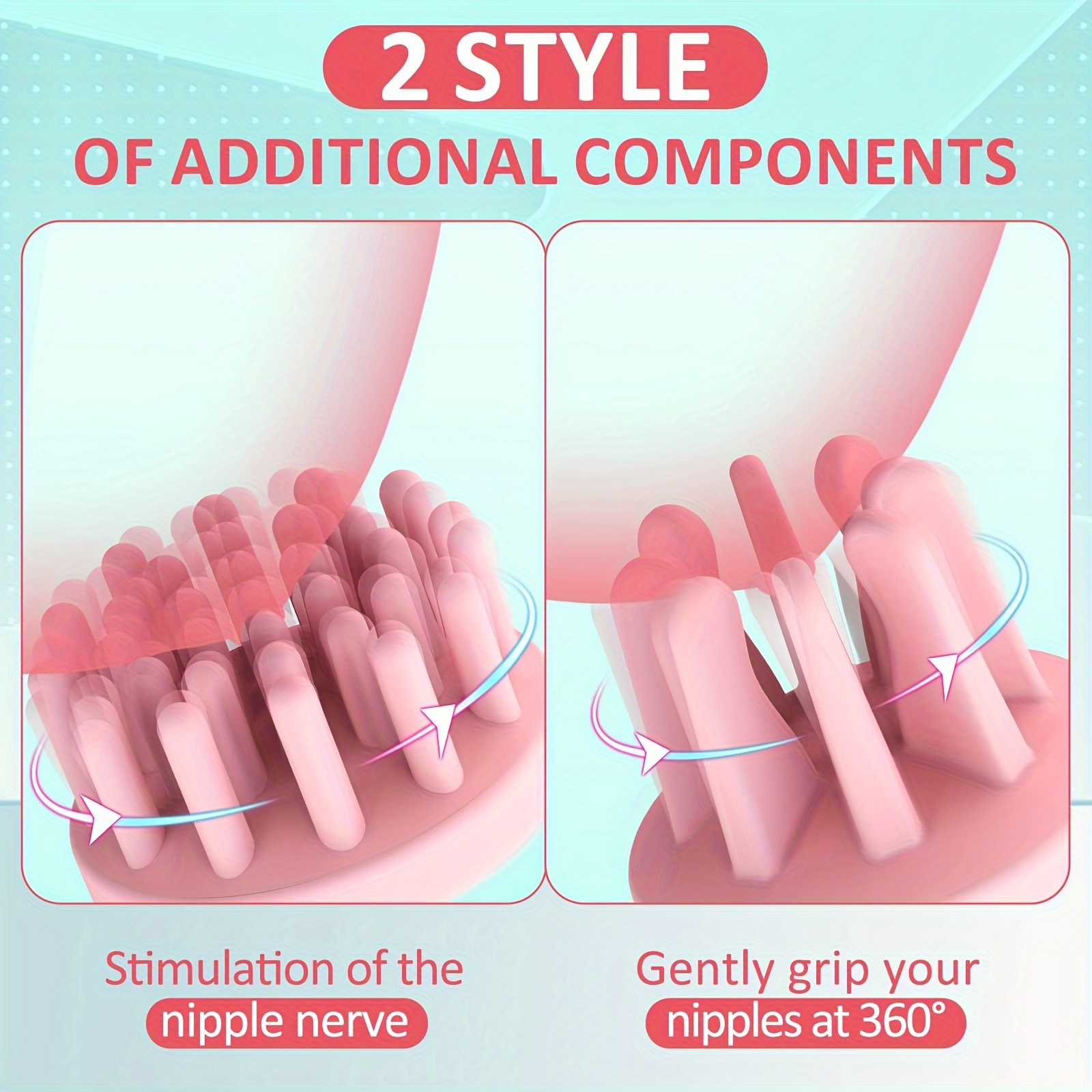 nipple toy clamps strong sucking stimulator massager 10