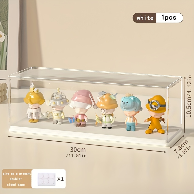 1pc Figurine Storage Box, Doll Storage Box, Doll Storage Cabinet, Doll Acrylic Display Box, Transparent Storage Box, Suitable For Mini Toys, Collection, Assembly Storage Display Series