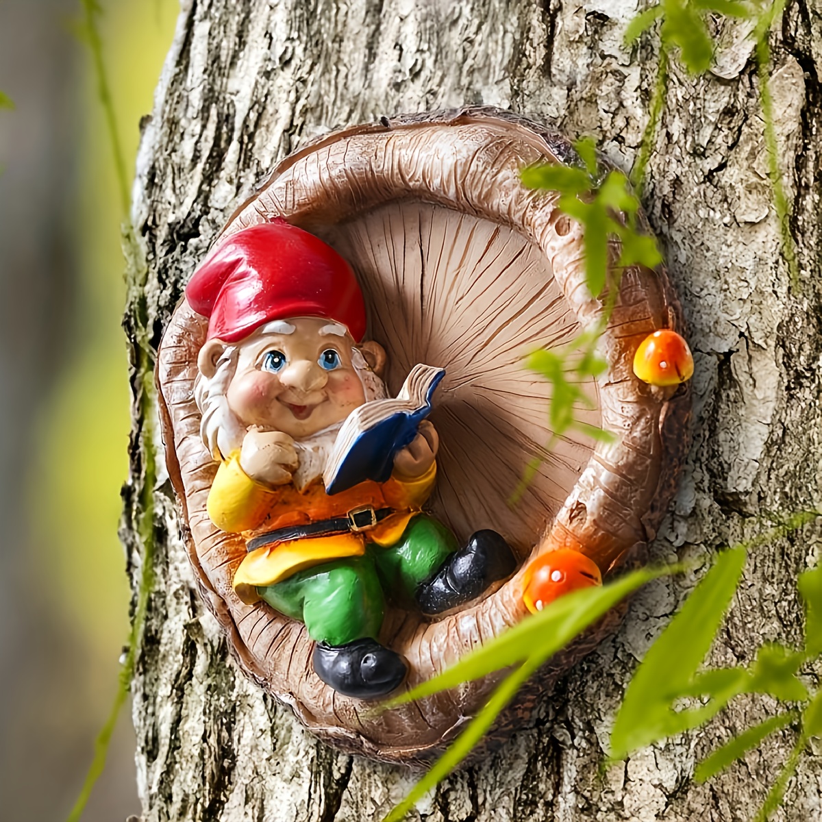 

Gnome Garden Sculpture: Resin Outdoor Decor For Your Lawn Or Patio