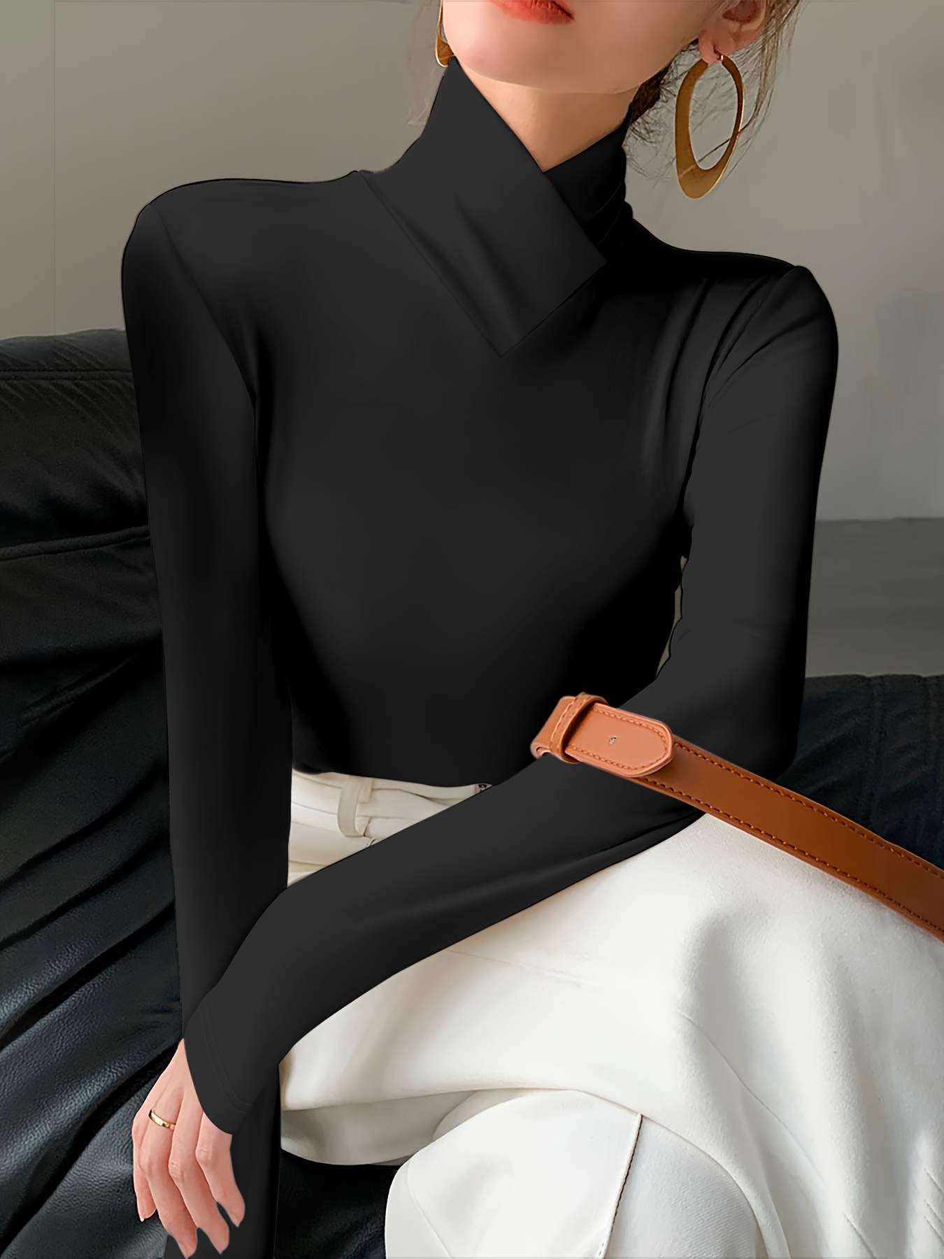 enger rollkragenpullover Temu Deutschland