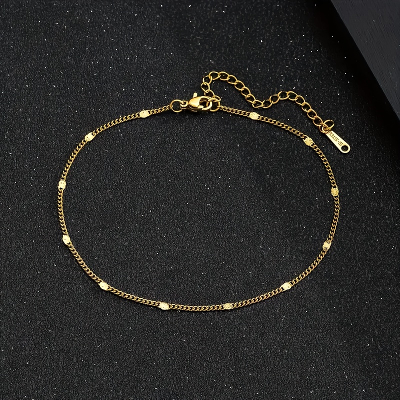 Casual, Elegant Ladies' Golden Stainless Steel Daily Casual Wear Bracelet
