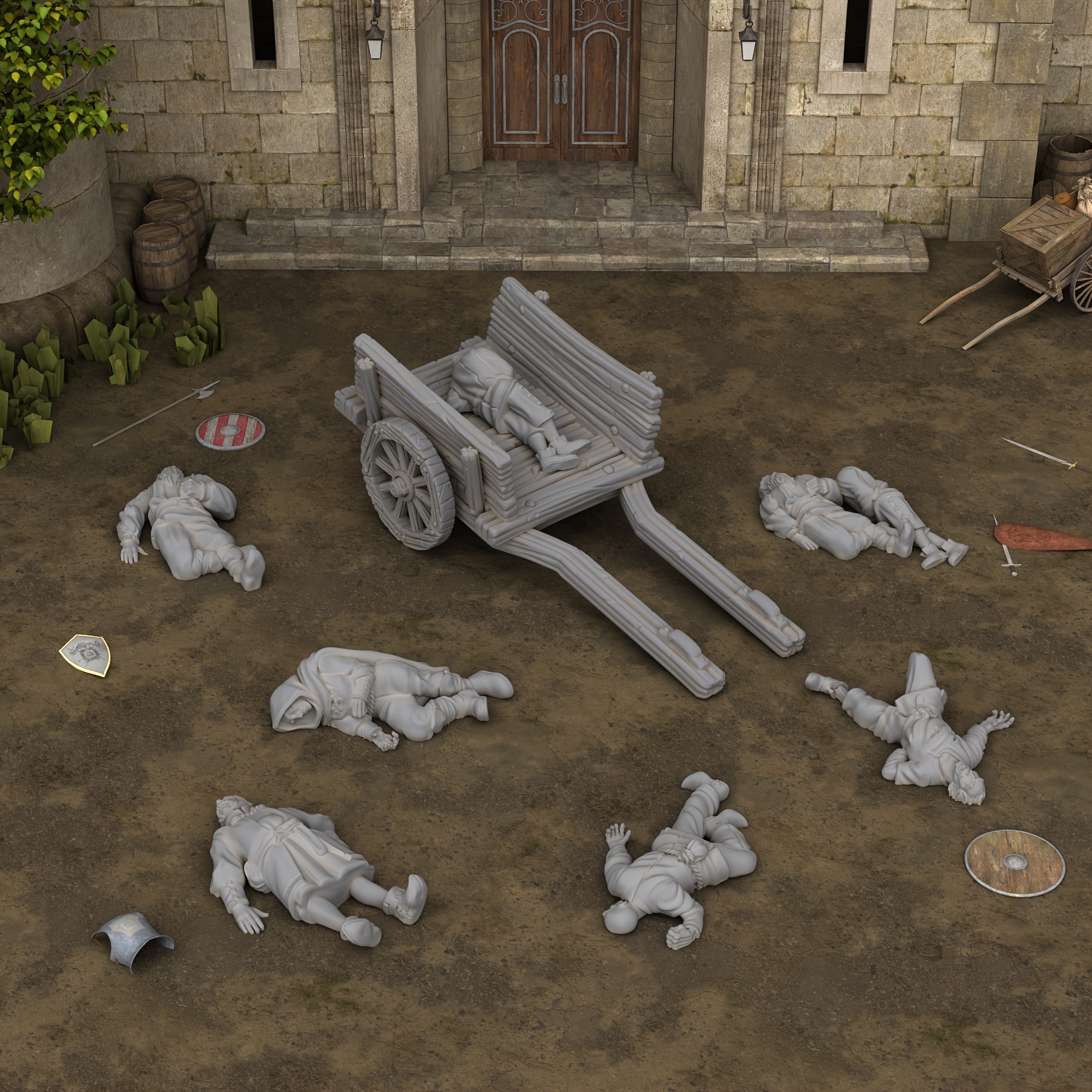 8pcs Miniature Set-perfect For Tabletop Ttrpgs, Ideal Gift For , Detailed Character Design