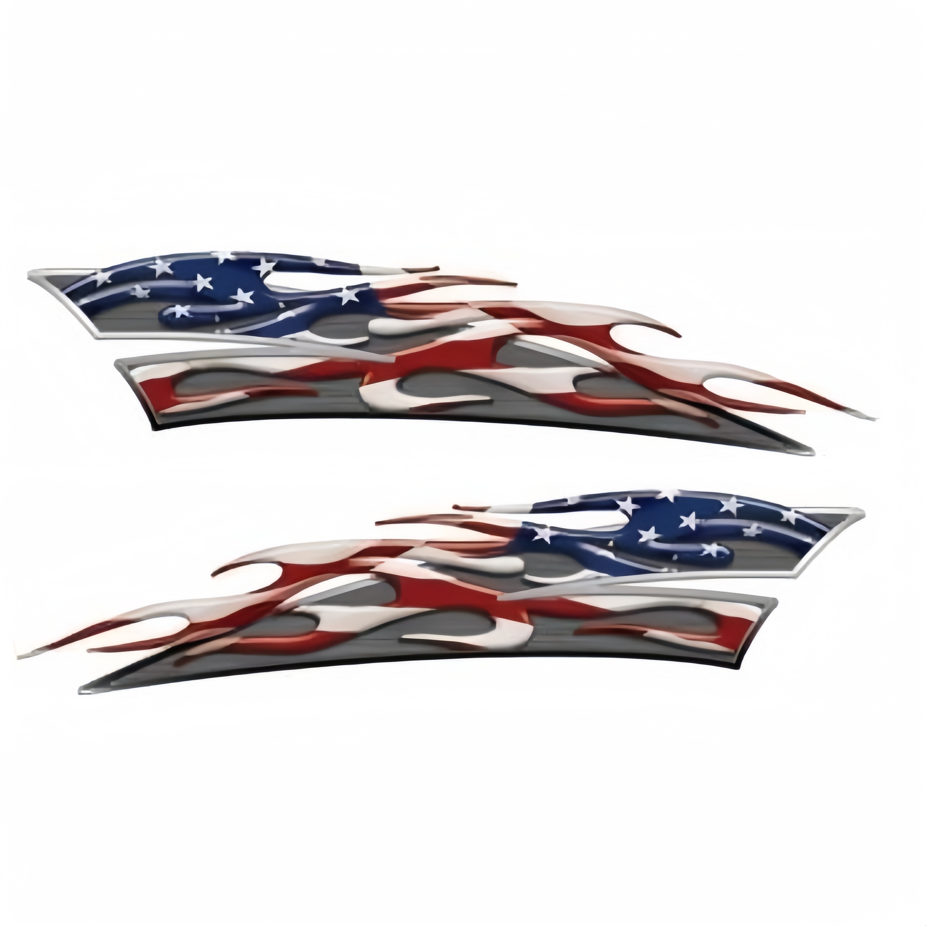 TEMU High Quality American Flag Patriotic Car Stickers, Vinyl Stickers Suitable For Windows, Walls, Bumpers, Trucks, Motorcycles, Refrigerators, Laptops, Waterproofing, Sun Protection