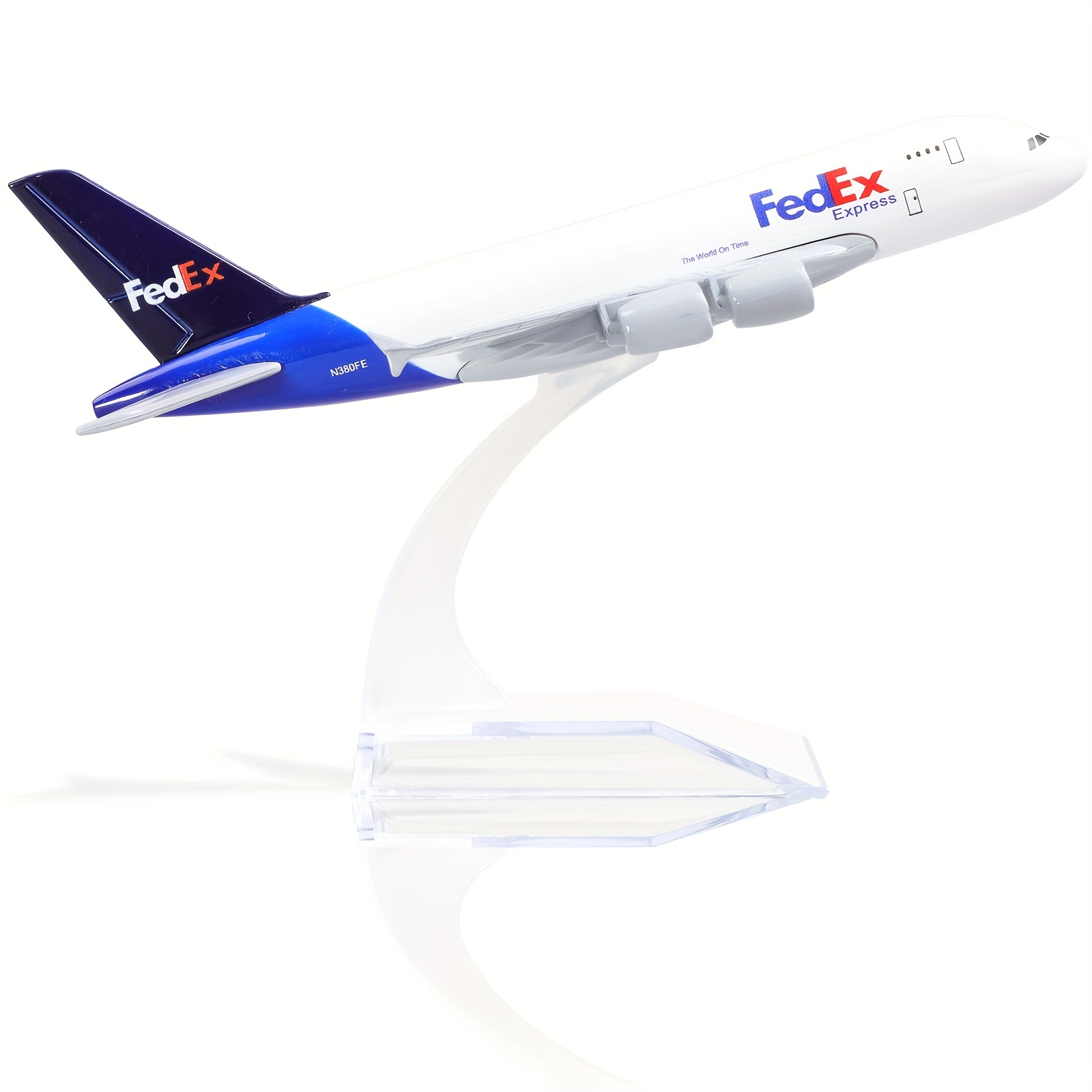 

Airbus A380 Airplane Model Toys Fedex Airlines 1:400 Metal Diecast Sky Jumbo Airliner Model For Collectibles And Gifts