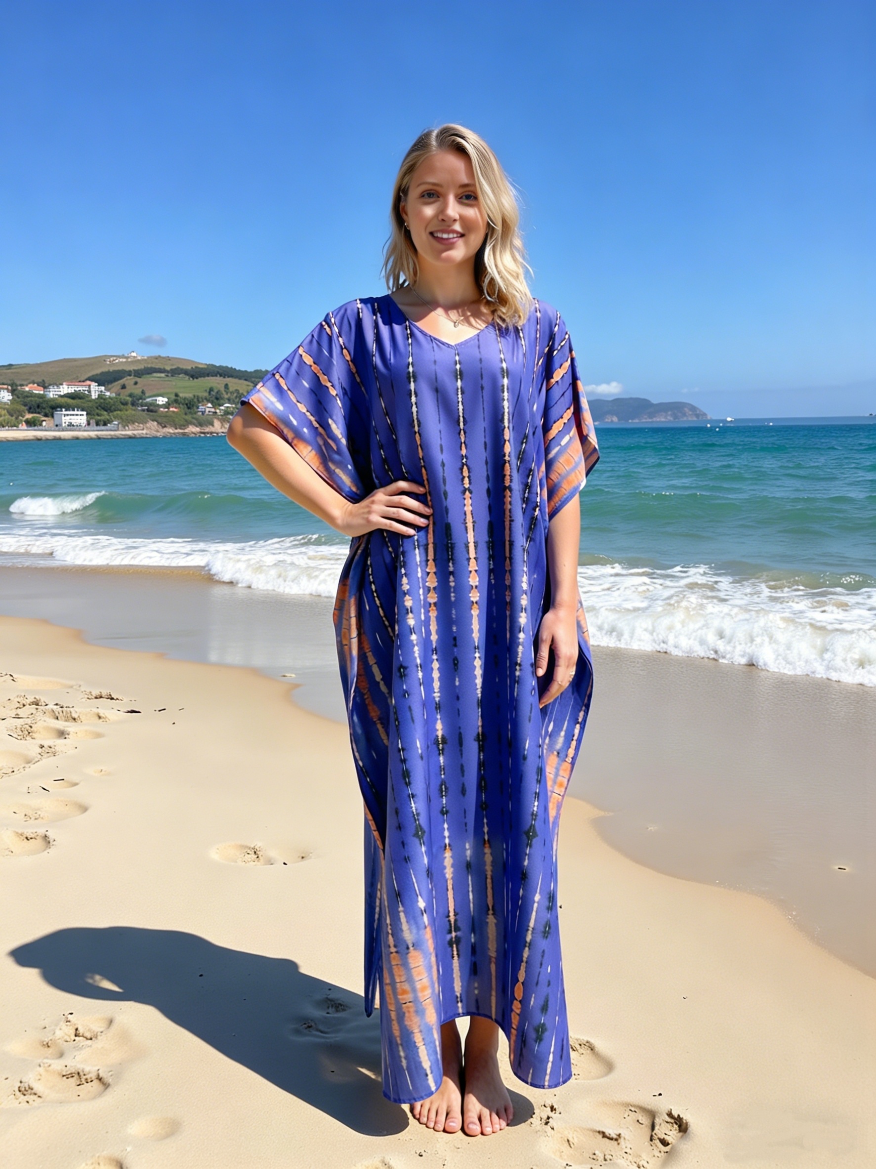 women kaftan dresses sold on Temu United States
