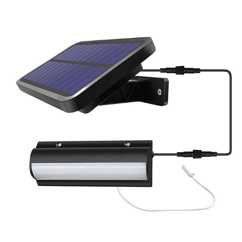 Temu – TEMU Solar Powered Wall Light With Pull Switch, Detachable Assembly, Suitable For Courtyard Lighting, Pet House Lighting, Tool Room Lighting,